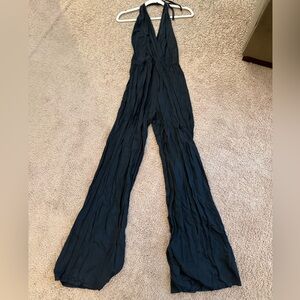 Brandy Melville Black Halter Jumpsuit